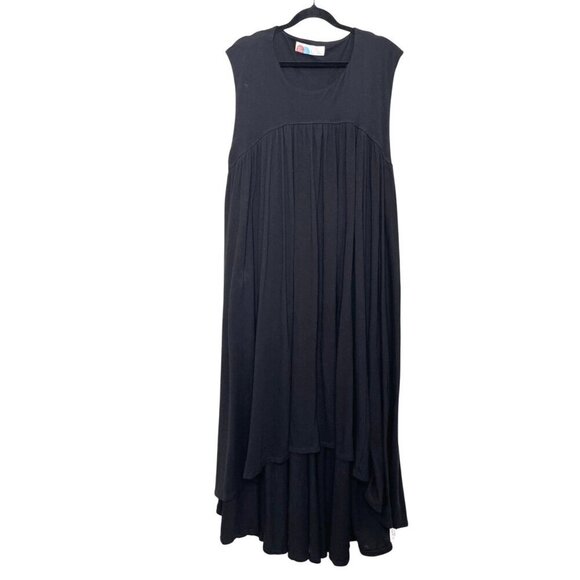 Free People Madelyn Midi Dress Black Sleeveless Small New Without Tag - Picture 5 of 12